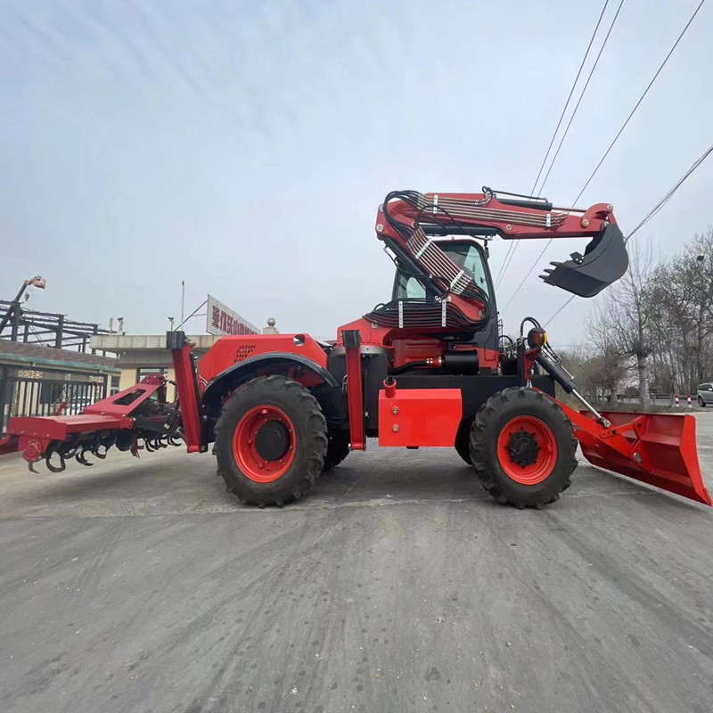120HP And 130HP Multifuction Wheeled Tractor Backhoe