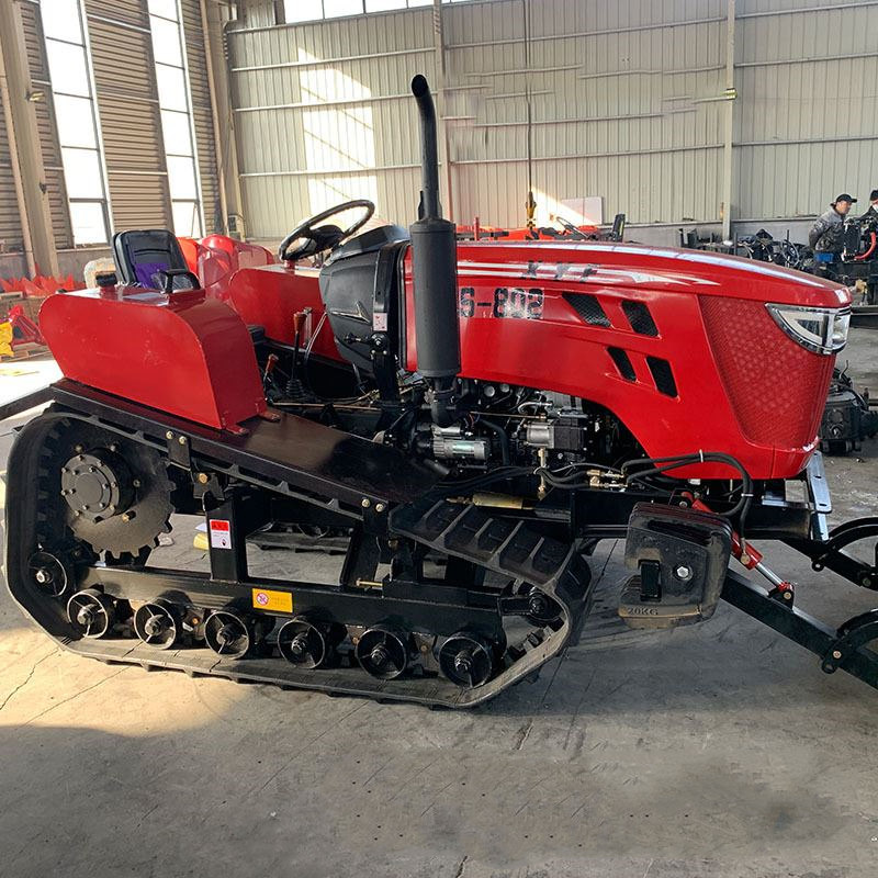 80HP Multifuction Crawler Tractor For Dry land And Paddy Field