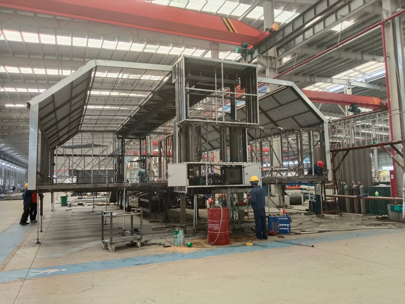 Expandable event trailer under production inside LZM factory in China.jpg Expandable event trailer under production inside LZM factory in China.jpg
